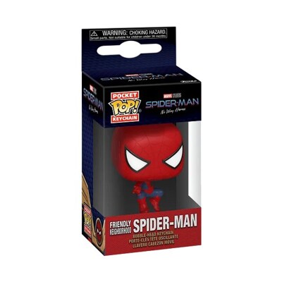 Funko POP: Keychain Spider-Man: No Way Home - Spider Man Friendly Neighborhood Leaping
