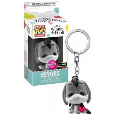 Funko POP: Keychain Disney - Eeyore with Heart (Flocked)