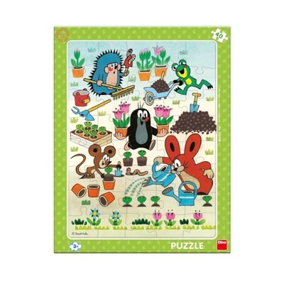 Puzzle - Krtek zahradník (40 dílků)