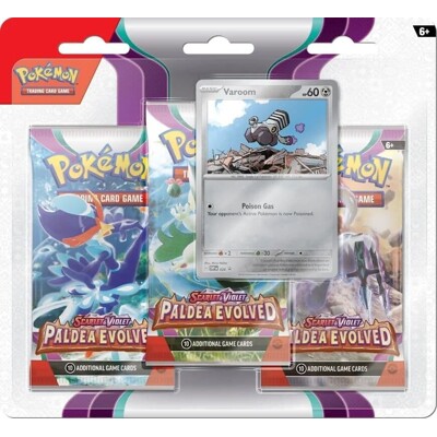 Pokémon Scarlet & Violet - Paldea Evolved 3 Blister Booster - Varoom