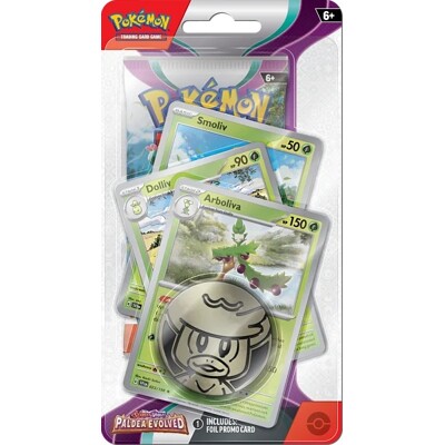 Pokémon Scarlet & Violet - Paldea Evolved Premium Checklane booster - Arboliva