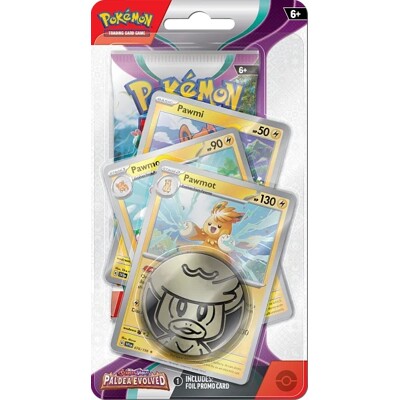Pokémon Scarlet & Violet - Paldea Evolved Premium Checklane booster - Pawmot