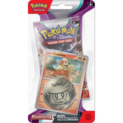 Pokémon Scarlet & Violet - Paldea Evolved Checklane booster - Growlithe