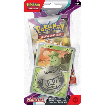 Pokémon Scarlet & Violet - Paldea Evolved Checklane booster - Smoliv