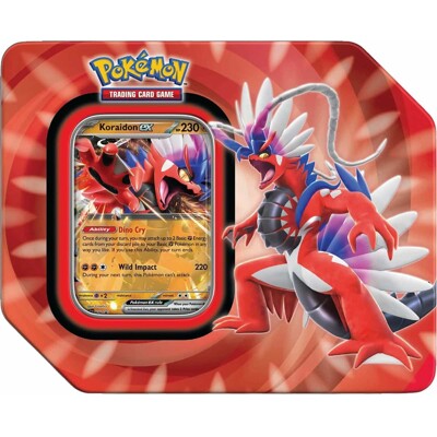 Pokémon TCG: Paldea Legends Premium Art Tin Box - Koraidon ex