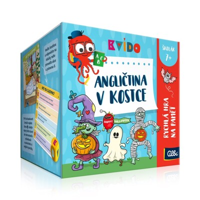 Kvído - Angličtina v kostce (rychlá hra na paměť)