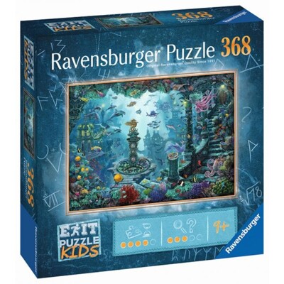 Exit Kids puzzle: Potopená Atlantida (368 dílků)