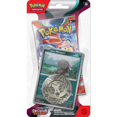 Pokémon Scarlet & Violet - Obsidian Flames Checklane booster - Paldean Wooper