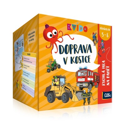 Kvído - Doprava v kostce (rychlá hra na paměť)