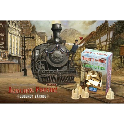 Jízdenky, prosím! Legacy: Legendy západu - Set miniatur velkých měst (promo)