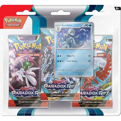 Pokémon Scarlet & Violet - Paradox Rift 3 Blister Booster - Arctibax
