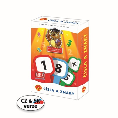 Cedulky - Čísla a znaky