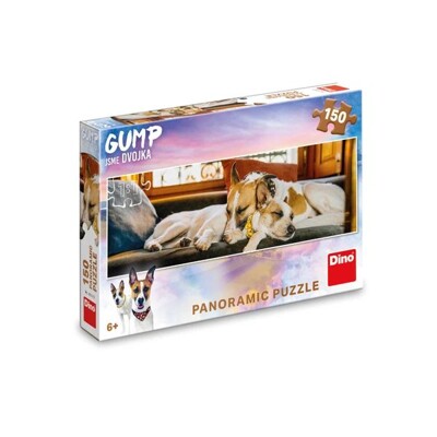 Puzzle Panoramic - Gump na gauči (150 dílků)