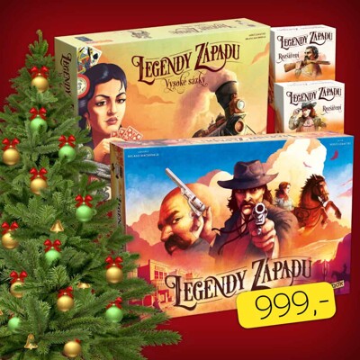 Legendy západu + 1,2,3 rozšíření  (Vánoční balíček od MINDOK)