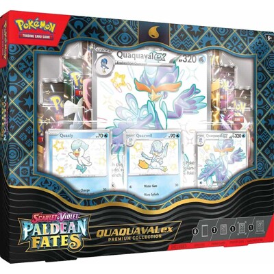 Pokémon TCG: Scarlet & Violet - Paldean Fates Premium Collection - Shiny Quaquaval ex