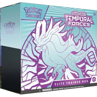 Pokémon Scarlet & Violet - Temporal Forces Elite Trainer Box - Walking Wake