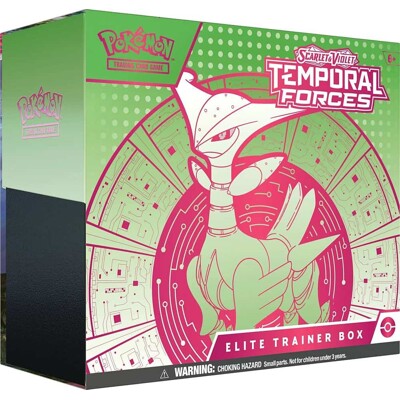 Pokémon Scarlet & Violet - Temporal Forces Elite Trainer Box - Iron Leaves