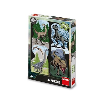 Puzzle - Jurský svět (4 x 54 dílků)