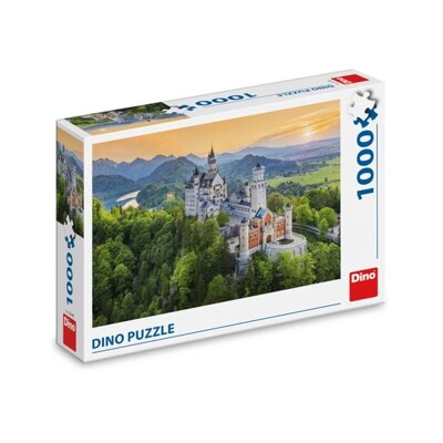 Puzzle - Jarní Neuschwanstein (1000 dílků)
