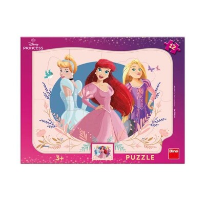 Puzzle - Princezny (12 dílků)