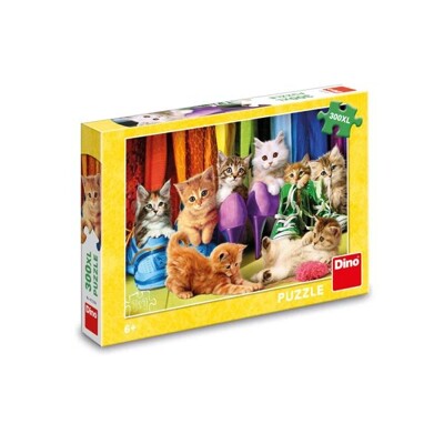 Puzzle XL - Barevná koťátka (300 dílků)
