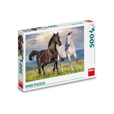 Puzzle - Zamilovaní koně (500 dílků)