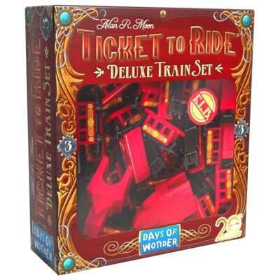 Ticket to Ride: 20th Anniversary Deluxe train - červená