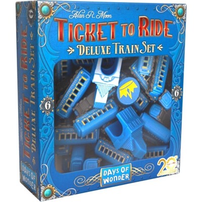 Ticket to Ride: 20th Anniversary Deluxe train - modrá