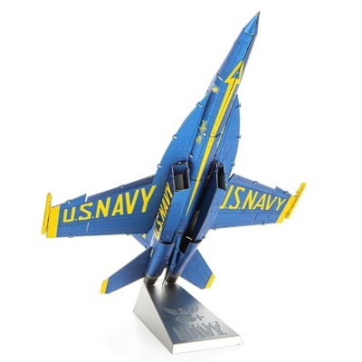 Metal Earth kovový 3D model - F-18 Super Hornet Blue Angel