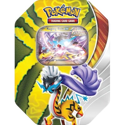Pokémon TCG: Paradox Destinies Tin Box - Raging Bolt ex