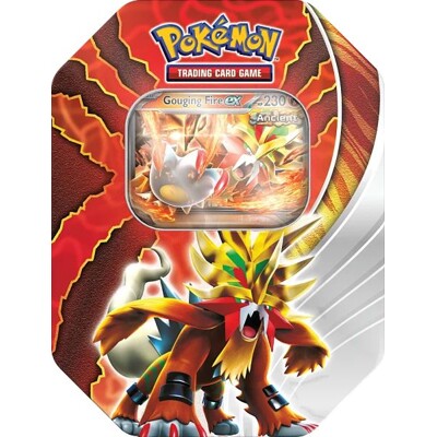 Pokémon TCG: Paradox Destinies Tin Box - Gouging Fire ex