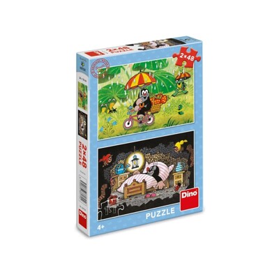 Puzzle - Krtkův den (2x48 dílků)