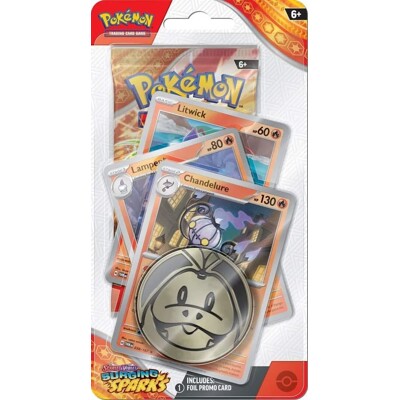 Pokémon Scarlet & Violet - Surging Sparks Premium Checklane booster - Chandelure
