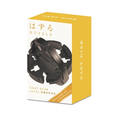 Mini Huzzle Cast - Disk black - hlavolam