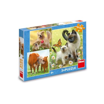 Puzzle - Rodinka (3x55 dílků)