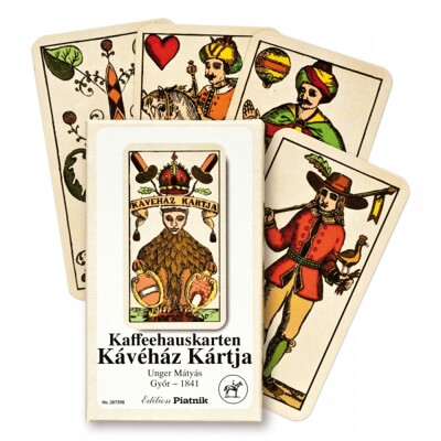 Ungarische Kaffeehauskarten - karty Piatnik