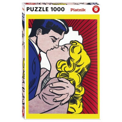 Puzzle - Lichtenstein - Kiss III. (1000 dílků)