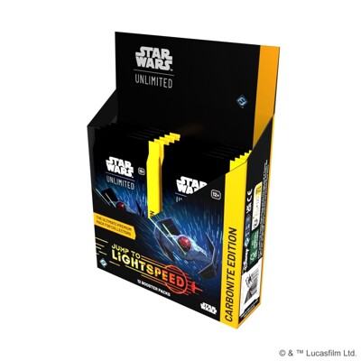 Star Wars: Unlimited TCG - Jump to Lightspeed - Carbonite Booster box (12 Boosters)