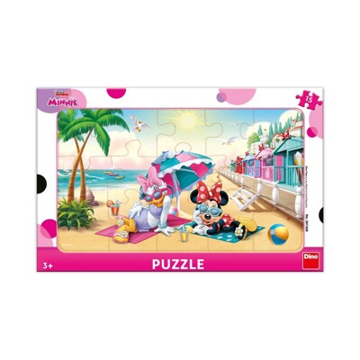 Puzzle - Minnie: oslava (15 dílků)