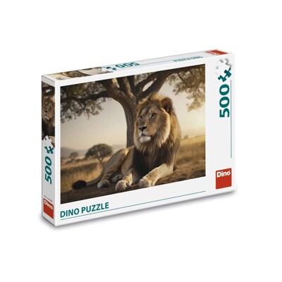Puzzle - Odpočívající lev (500 dílků)