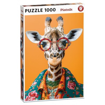 Puzzle - Crazy Giraffe (1000 dílků)