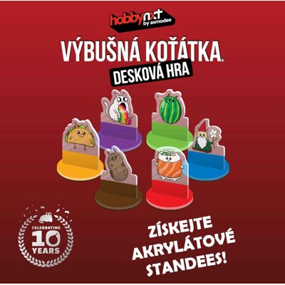 Výbušná koťátka: Desková hra - Akrylátové standees promo