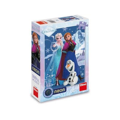 Puzzle XL Neon - Frozen: Kouzelné sestry (100 dílků)