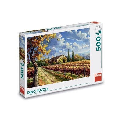 Puzzle - Malovaná vinice (500 dílků)