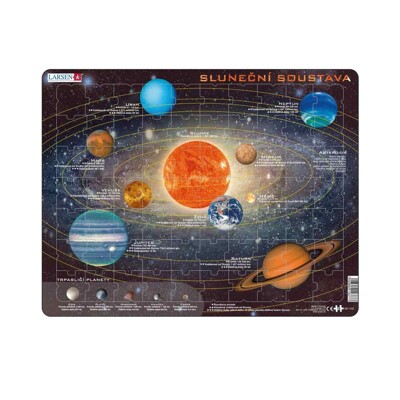 Sluneční soustava - Vzdělávací puzzle (42 dílků)