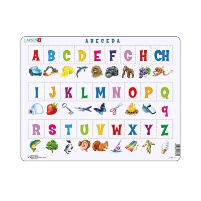 Abeceda - Vzdělávací puzzle (27 dílků)