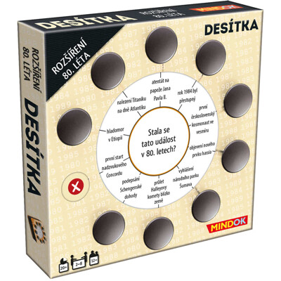 Desítka - rozšíření 80. léta