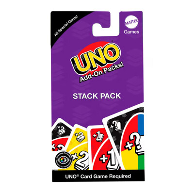 UNO -  Add-On Packs! - Stack (doplňkové karty)