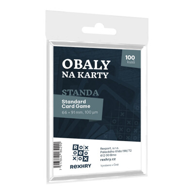 Obaly na karty REX - Standard Card Game - Standa - 66 x 91 mm (100 ks)