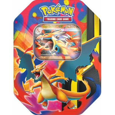 Pokémon TCG: Mega Charizard Tin Box - Mega Charizard Y ex